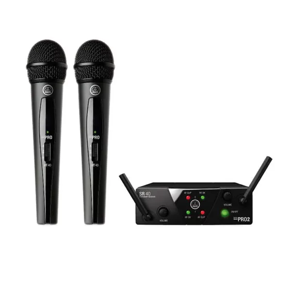 AKG WMS 40 Mini Dual Vocal 2 Funkmikrofone + Empfänger