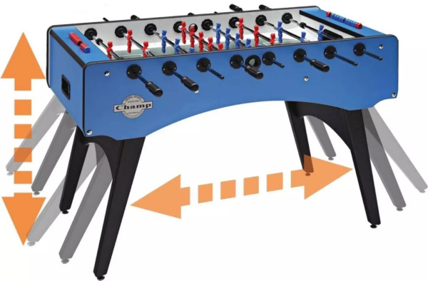 Foosball table Champ Family Public Viewing